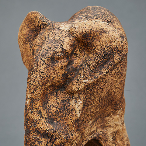 abstract sculpture of a stylized elephant with a textured surface representing three dimensional art 3 animal shapes 3 creative design
